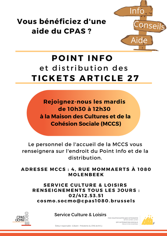 Affiche distribution art.27 été