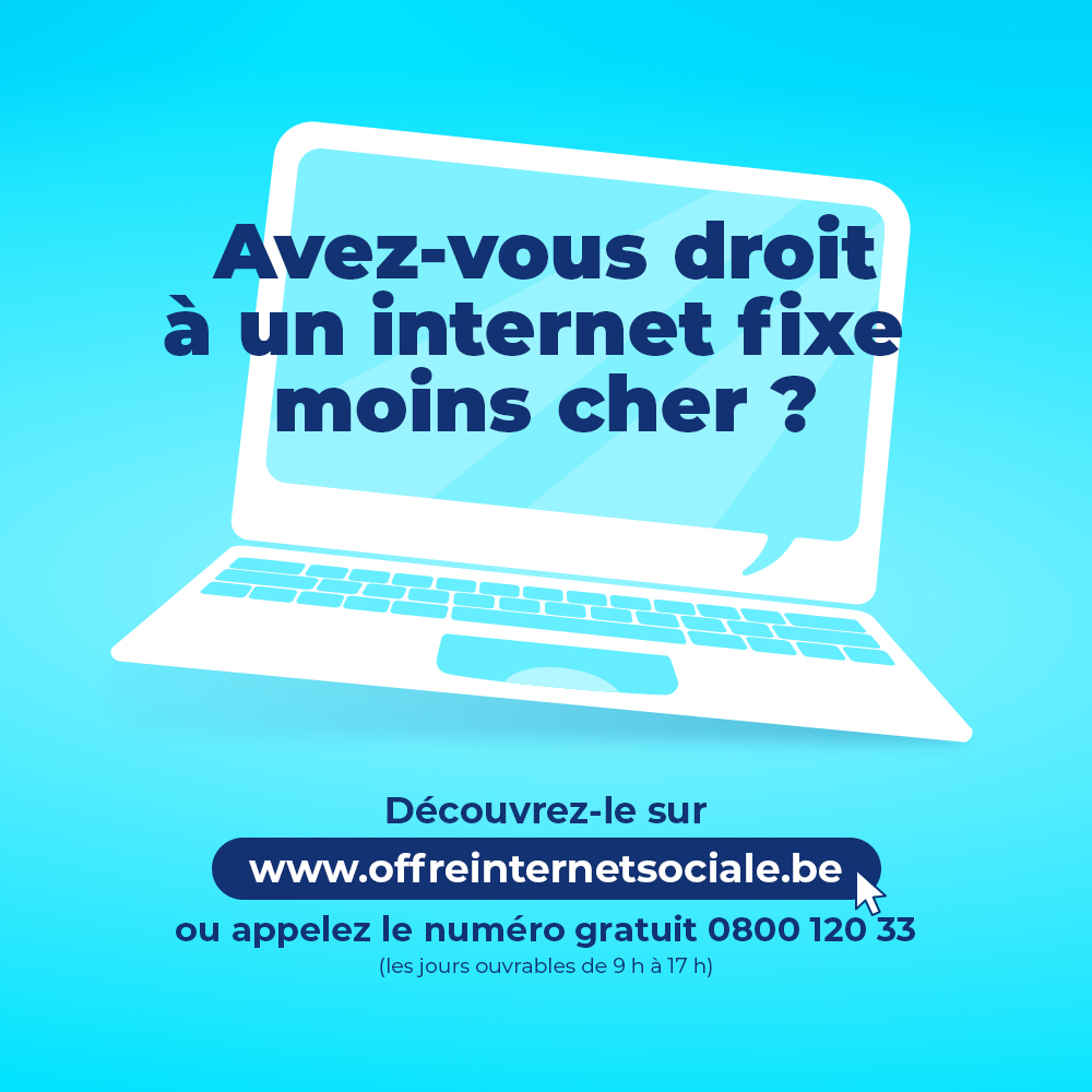 Affiche offre internet sociale