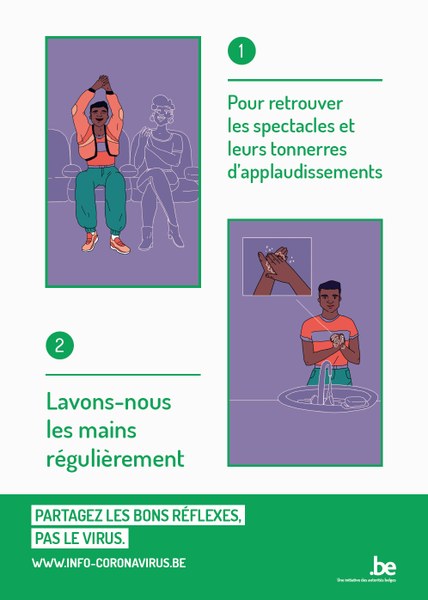 Image Corona lavons les mains