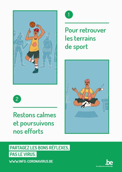 Image corona restons calme