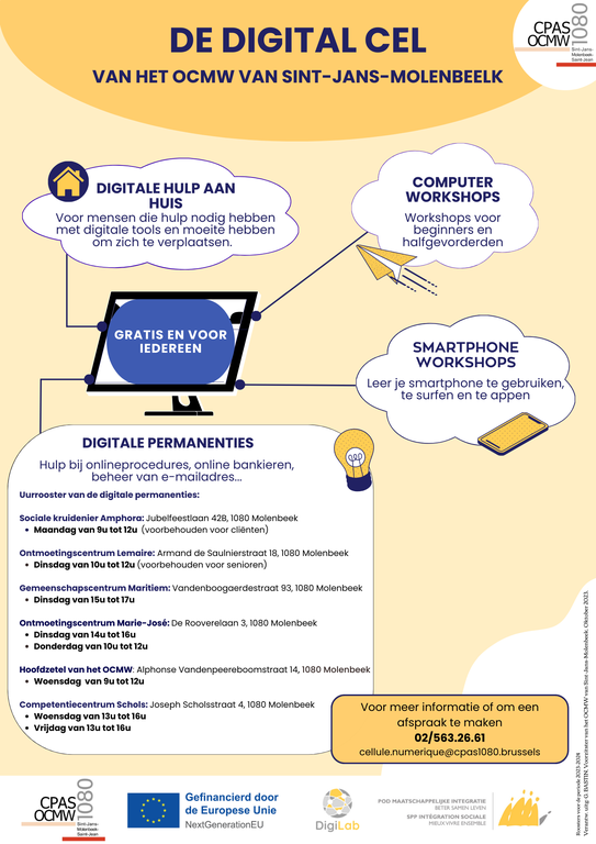 Affiche digitale cel okt 2023