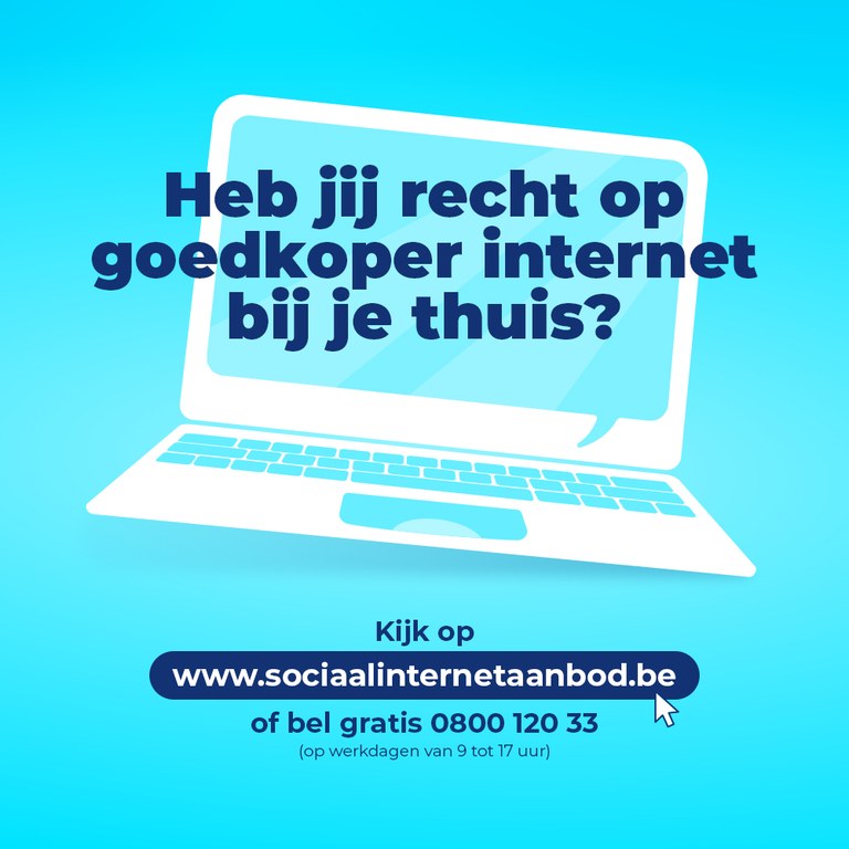Affiche sociaal internetaanbod