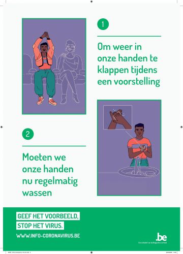 Corona handen wassen