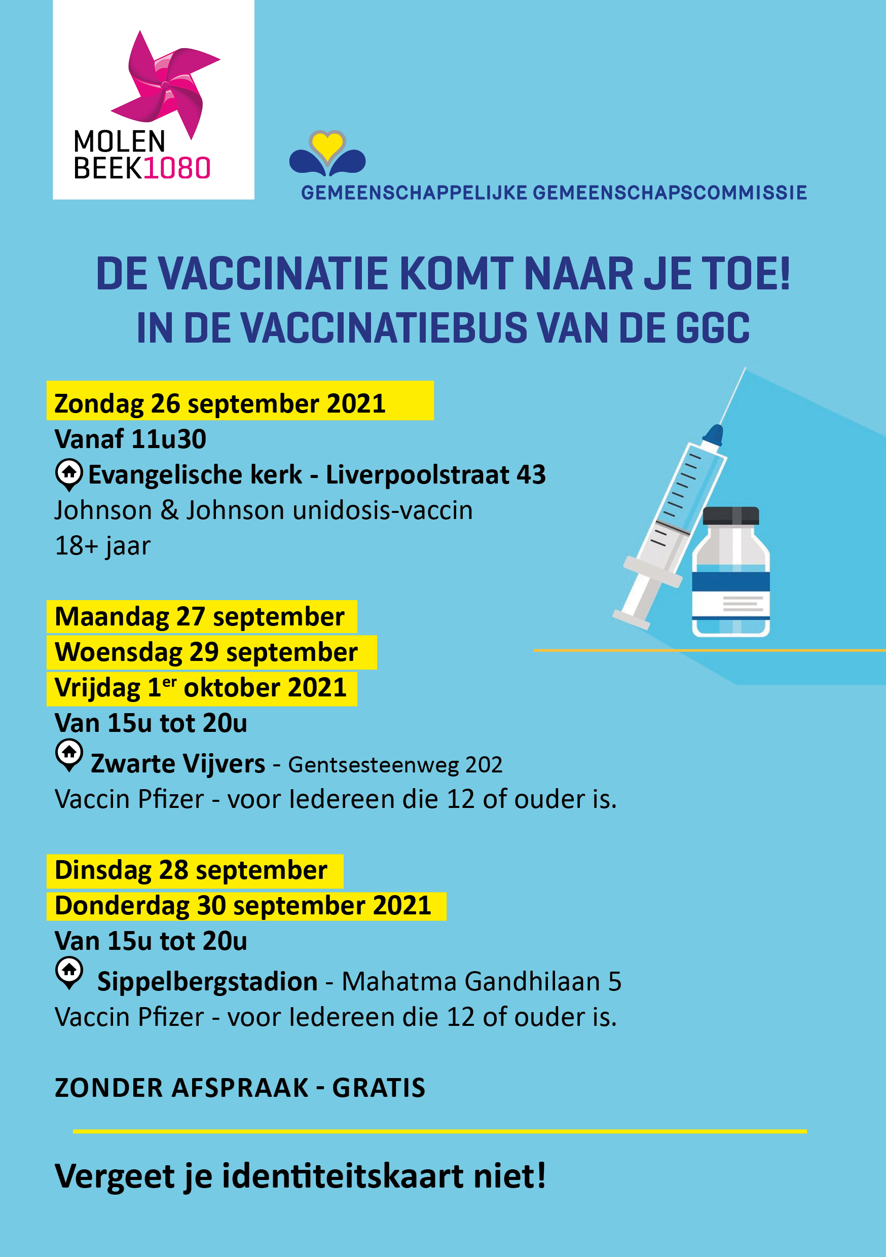 Vaccinatiebus Molenbeek