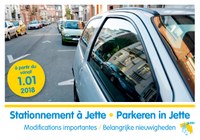 Parkeren in Jette - Nieuwigheden 2018